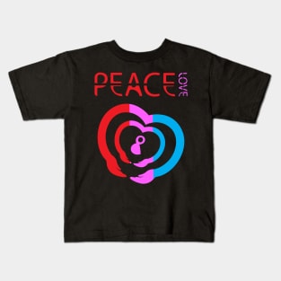 Peace & Love Kids T-Shirt